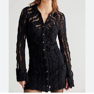 Free People Lace Mini Dress “Shayla”